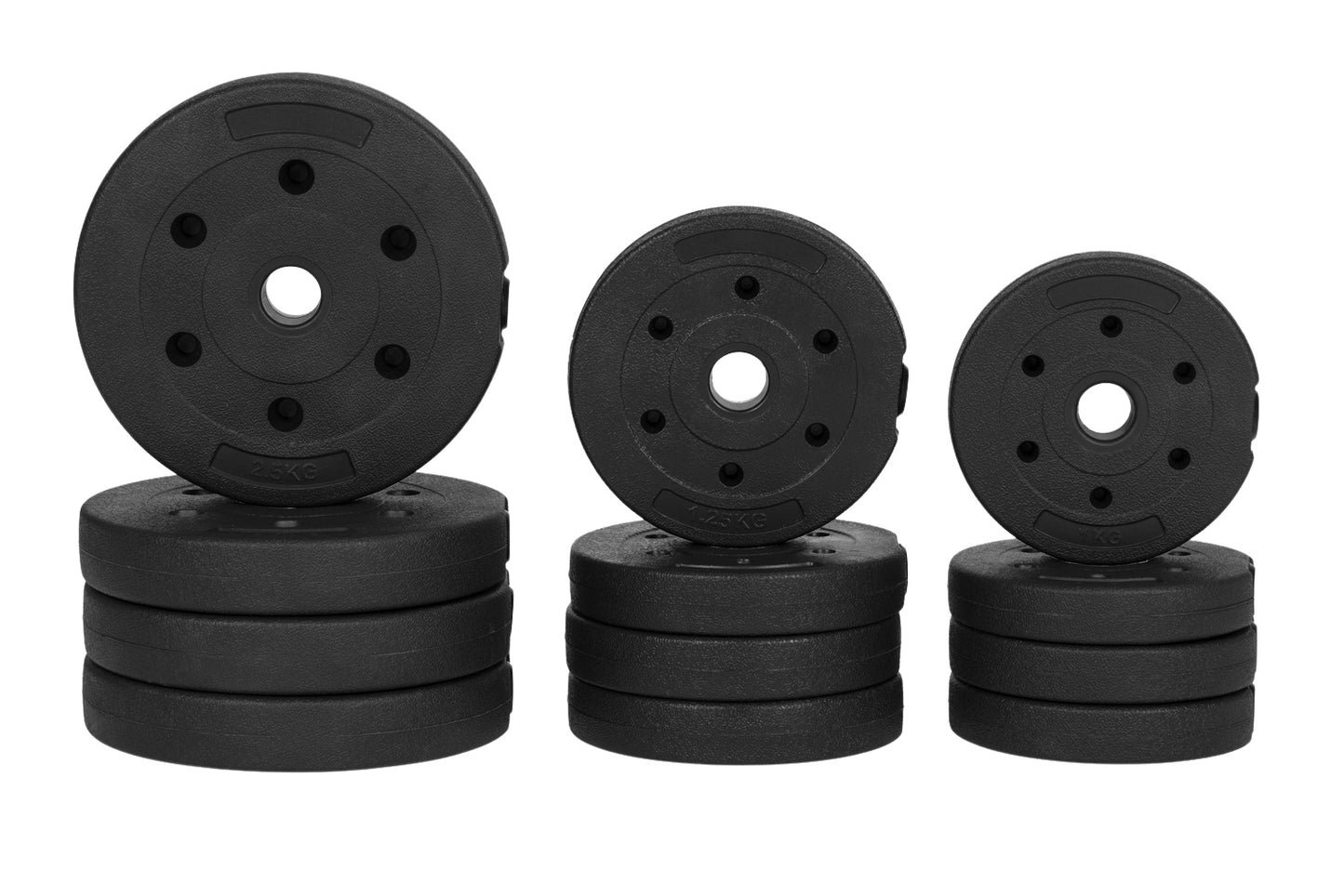 Adjustable Dumbbells 2x10 kg Workout Set 20 kg
