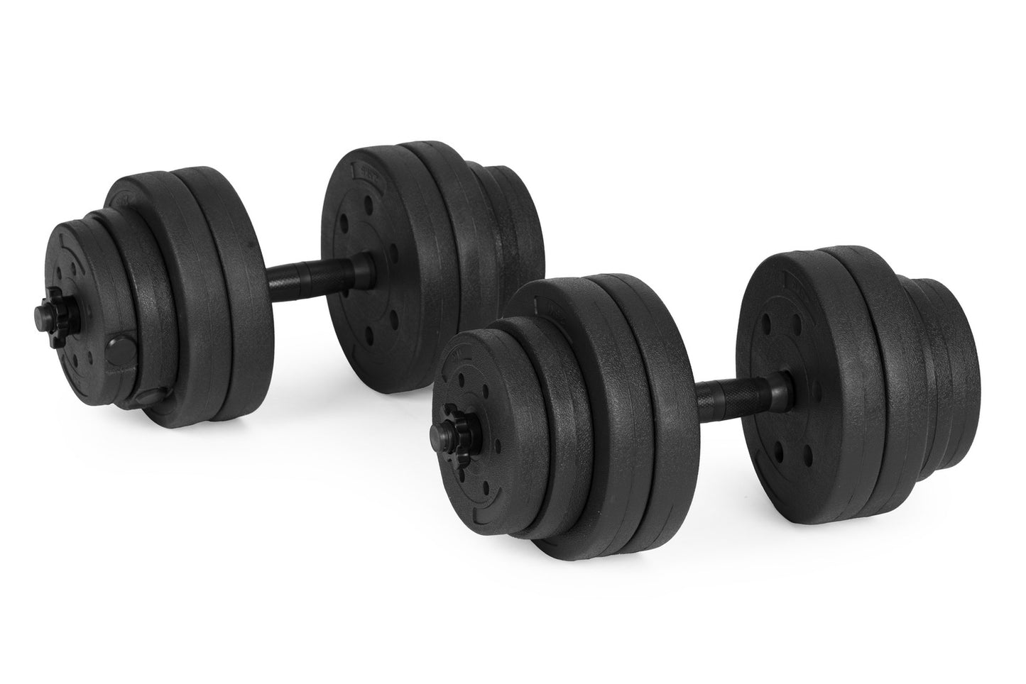 Adjustable Dumbbells 2x15 kg Workout Set 30 kg
