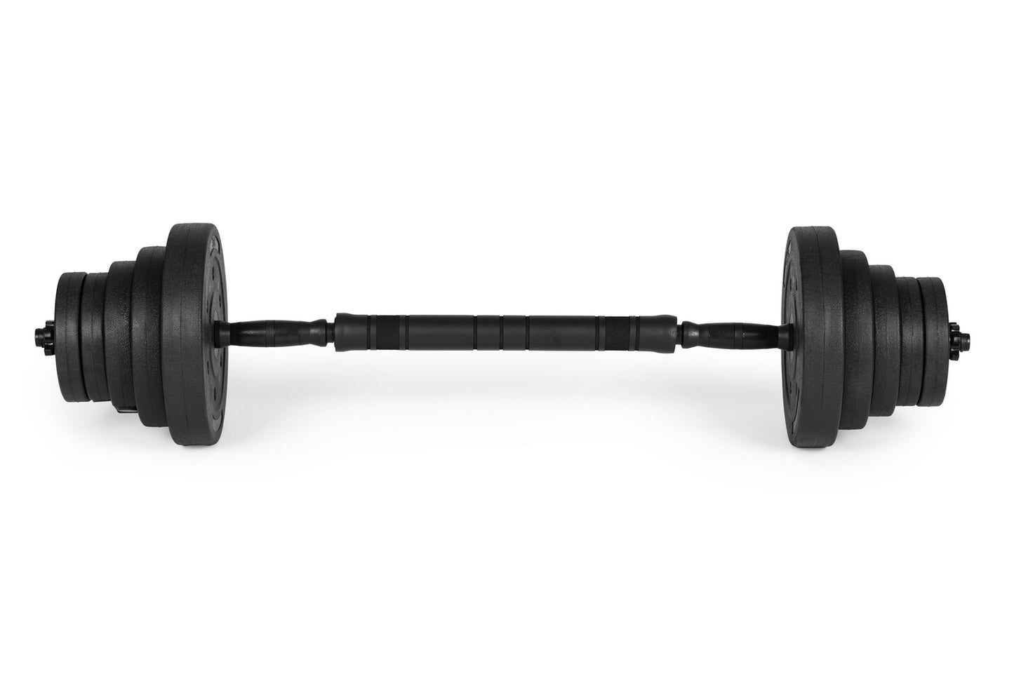 Adjustable Dumbbells 2x20 kg Barbell Set 40 kg with Bar and Kettlebell