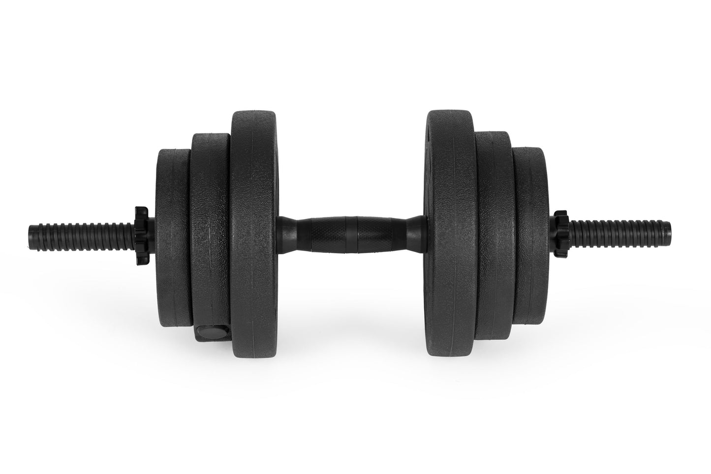 Adjustable Dumbbells 2x20 kg Barbell Set 40 kg with Bar and Kettlebell