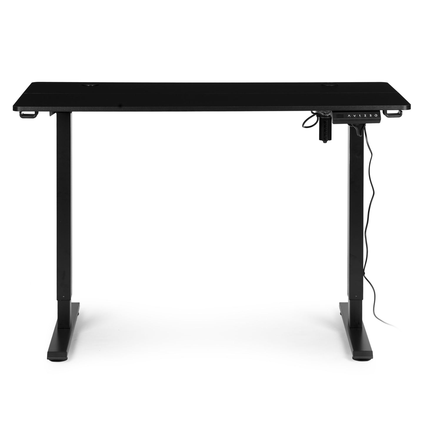 Adjustable Electric Desk, 120x60 cm, Height 72–117 cm, Black