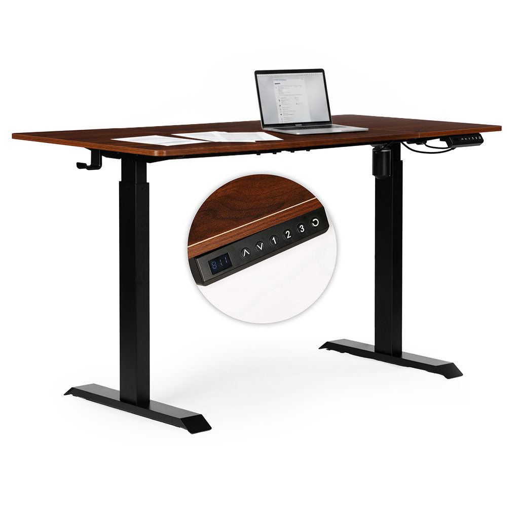 Adjustable Electric Desk, 140x70 cm, Height 76–121 cm
