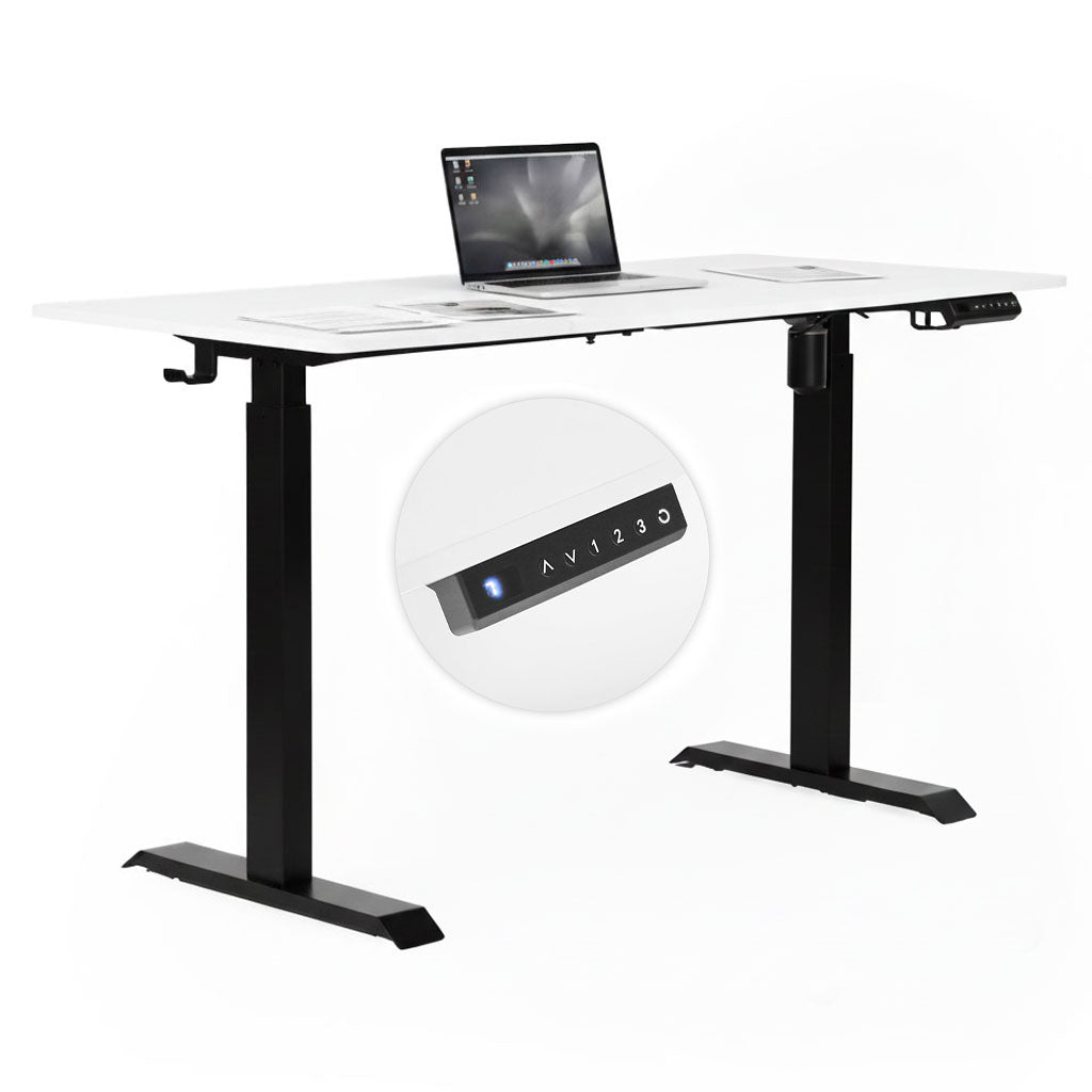 Adjustable Electric Desk, 140x70 cm, Height 76–121 cm