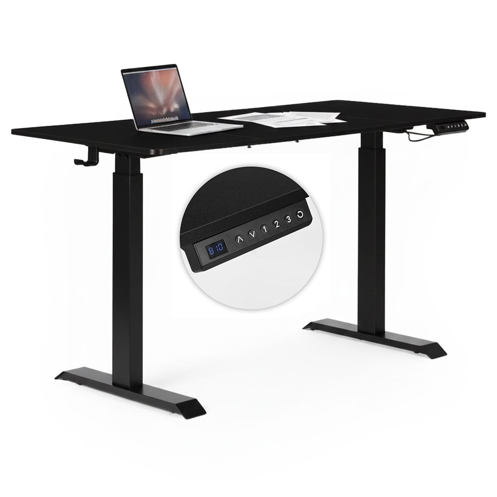 Adjustable Electric Desk, 140x70 cm, Height 76–121 cm