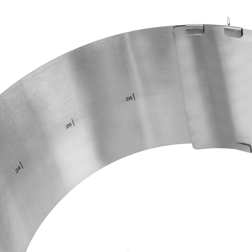 Adjustable Round Baking Pan for Cakes of Different Sizes