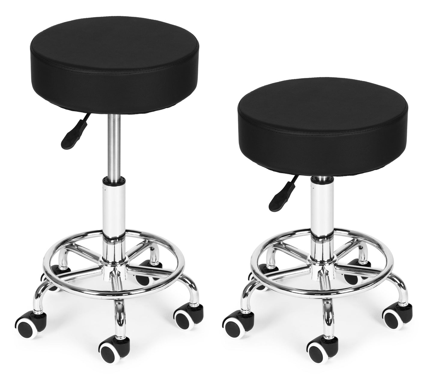 Adjustable Swivel Stool, Black – Medical & Cosmetic Use