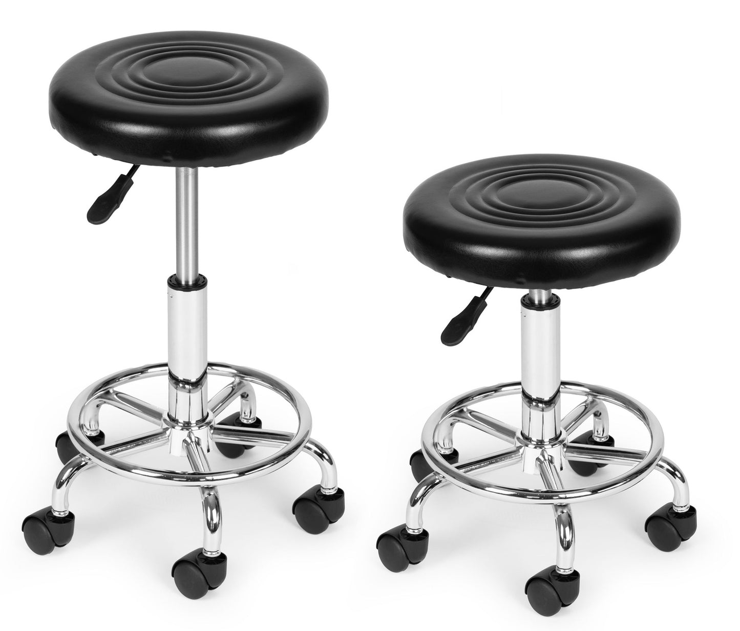 Adjustable Swivel Stool for Medical Use, Black
