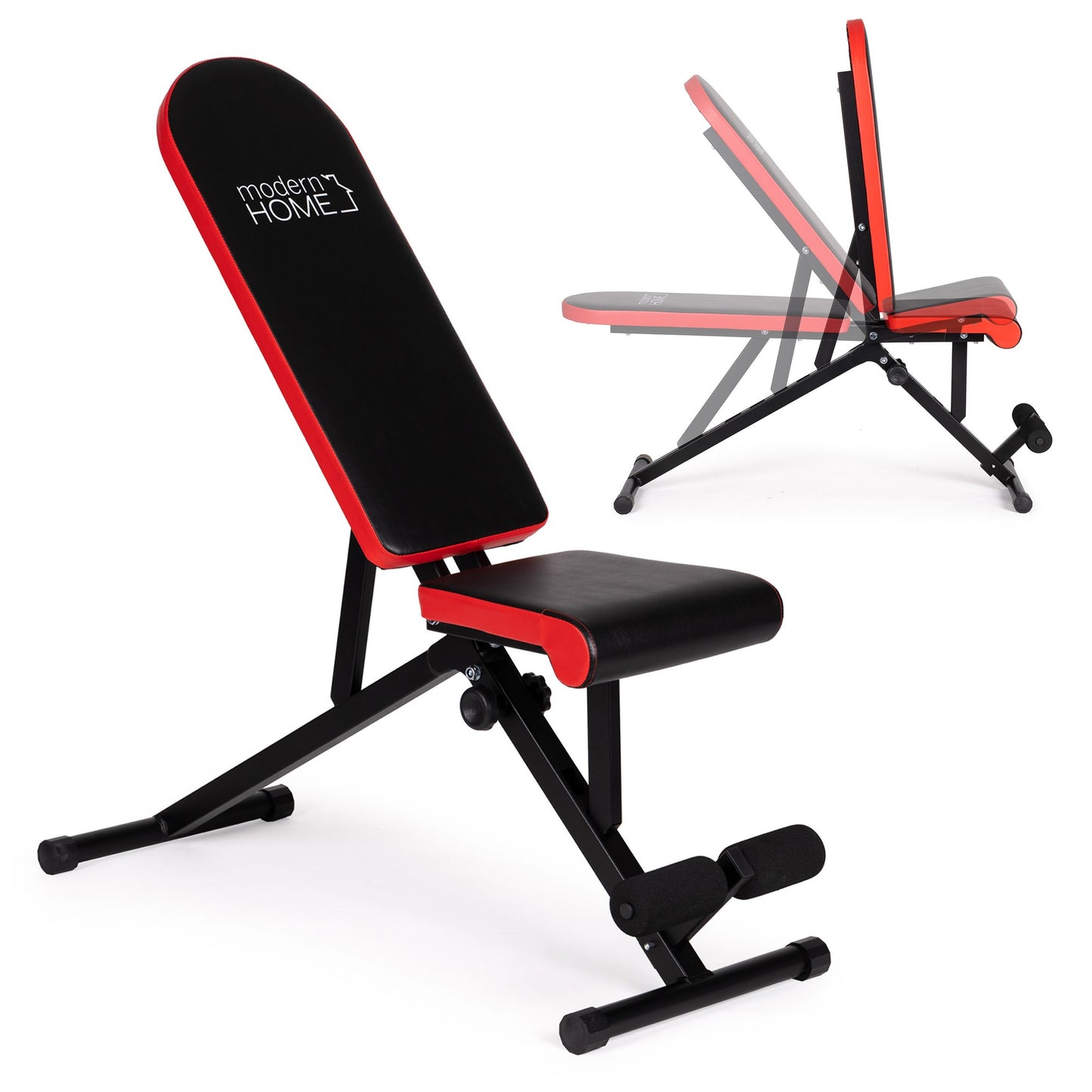Adjustable Workout Bench – 6 Backrest Levels, Foldable