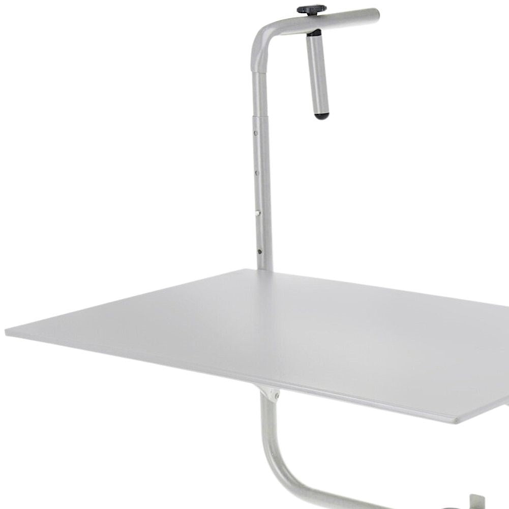 Adjustable and foldable balcony table - robust and easy to assemble