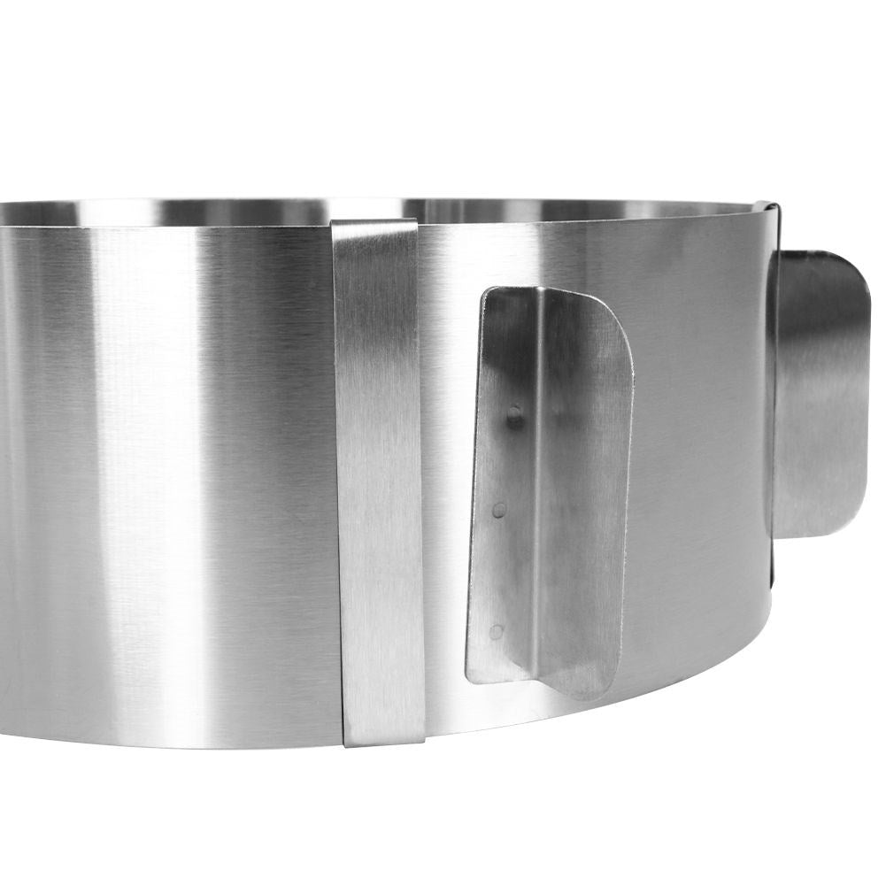 Adjustable baking form 16-30 cm in stainless steel