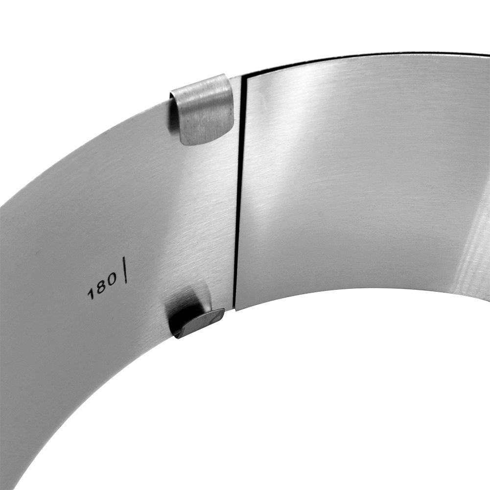 Adjustable baking form 16-30 cm in stainless steel