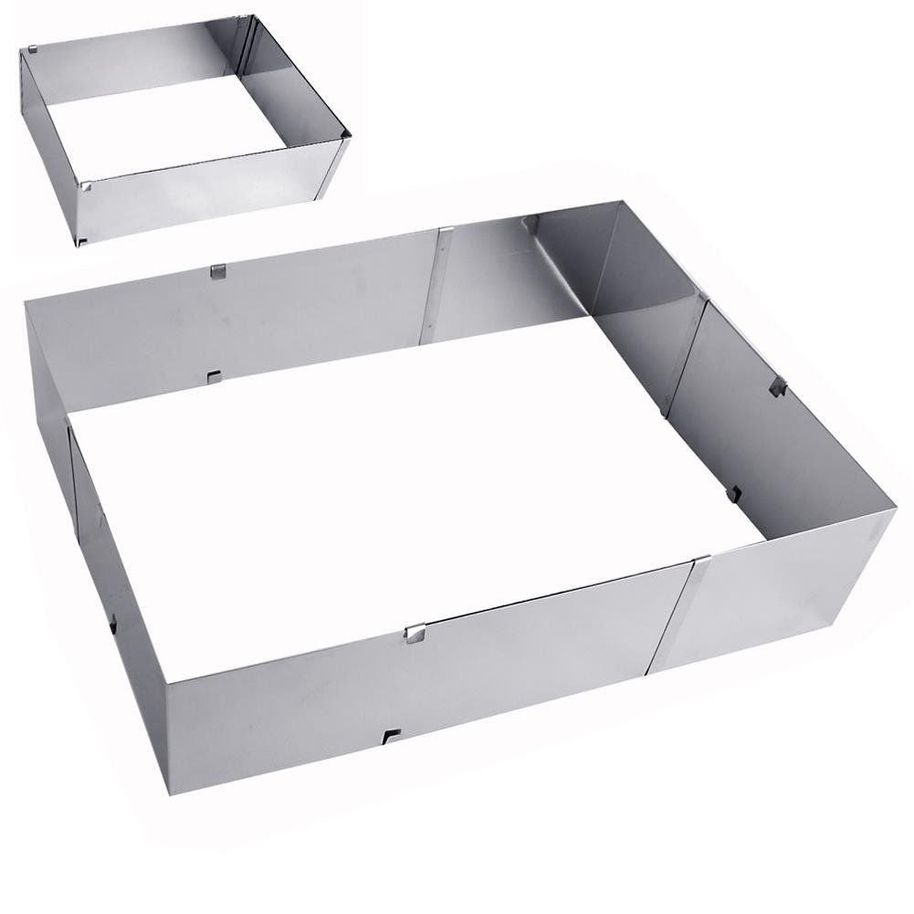 Adjustable baking form, 24-46x20-38 cm, stainless steel