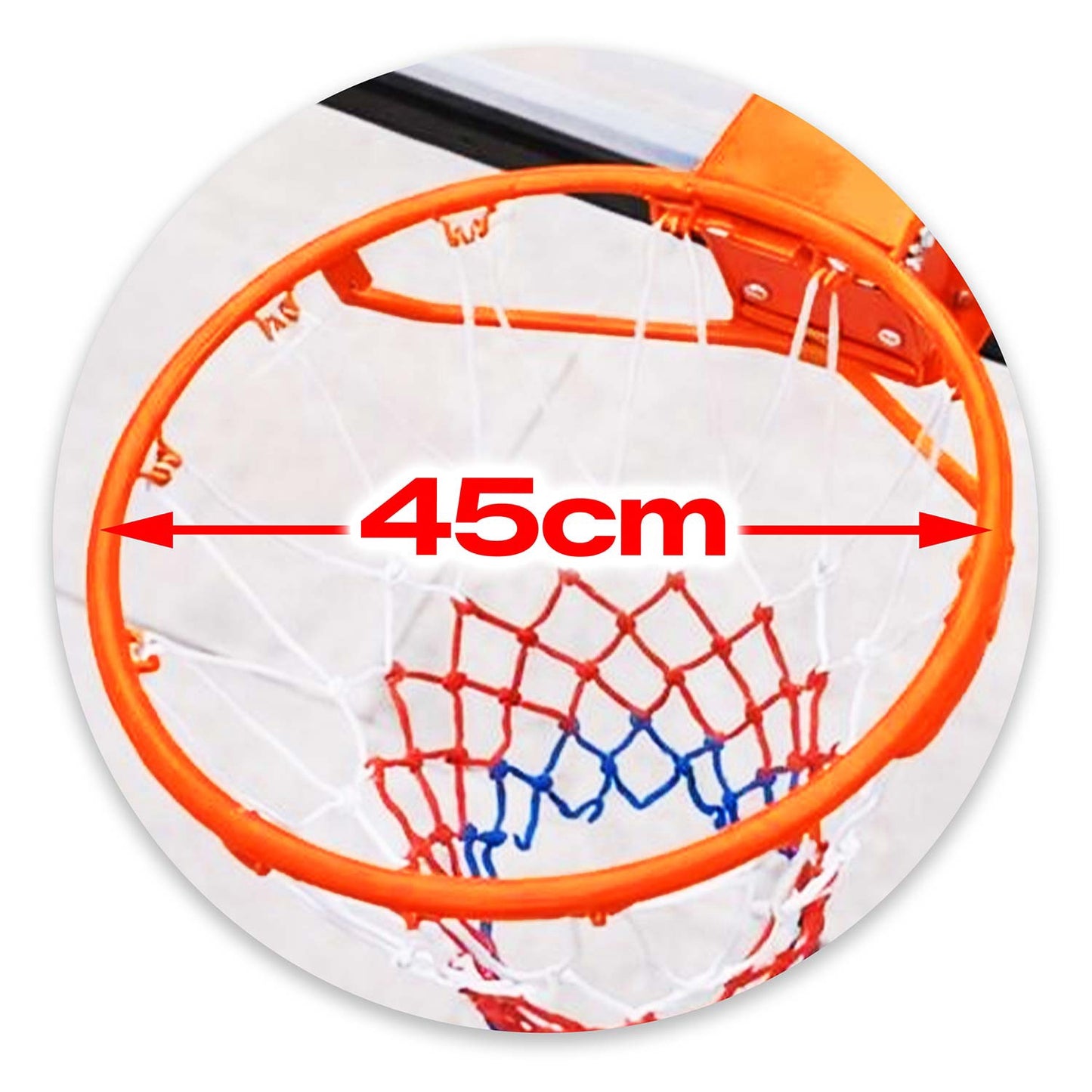 Adjustable basketball basket 160-305cm, stable, large, Neo-Sport NS-284