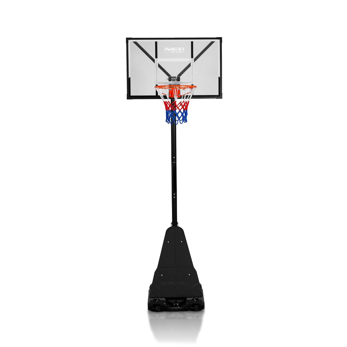 Adjustable basketball basket 160-305cm, stable, large, Neo-Sport NS-284