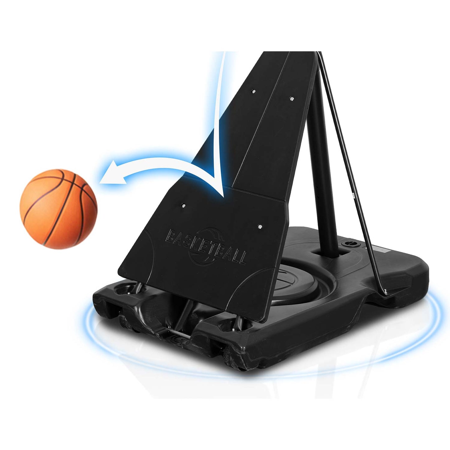 Adjustable basketball basket 160-305cm, stable, large, Neo-Sport NS-284