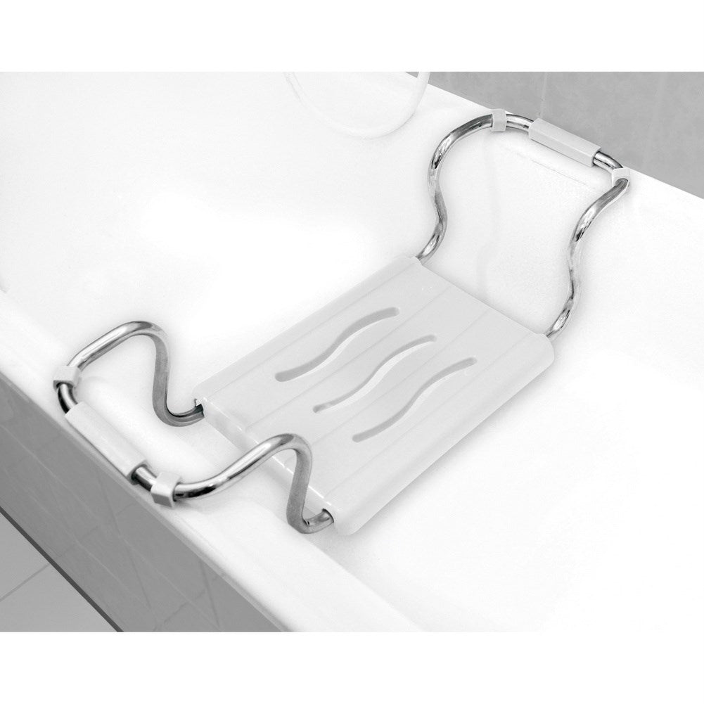 Adjustable bathing board for the elderly and reduced mobility