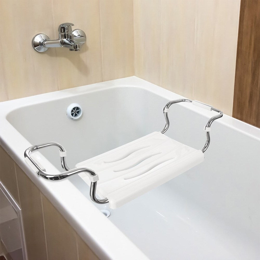 Adjustable bathing board for the elderly and reduced mobility