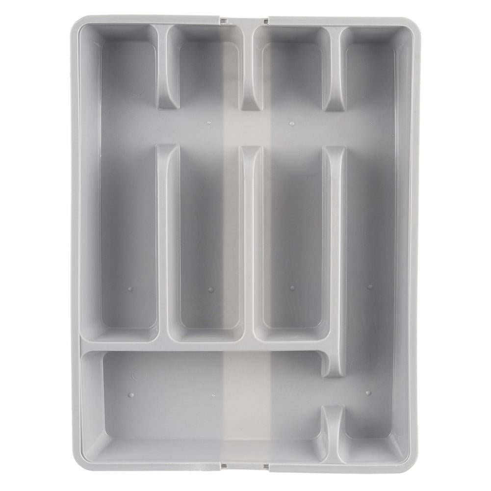 Adjustable cutlery and utensil organizer for kitchen drawer