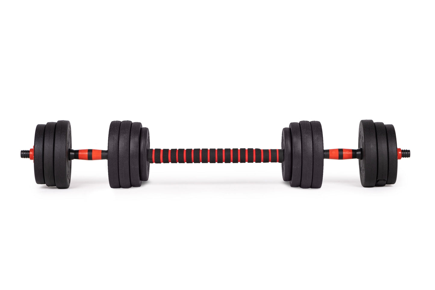 Adjustable dumbbells 2x 20kg barbell set 40kg bar
