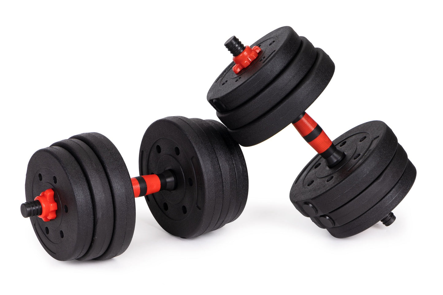 Adjustable dumbbells 2x 20kg barbell set 40kg bar