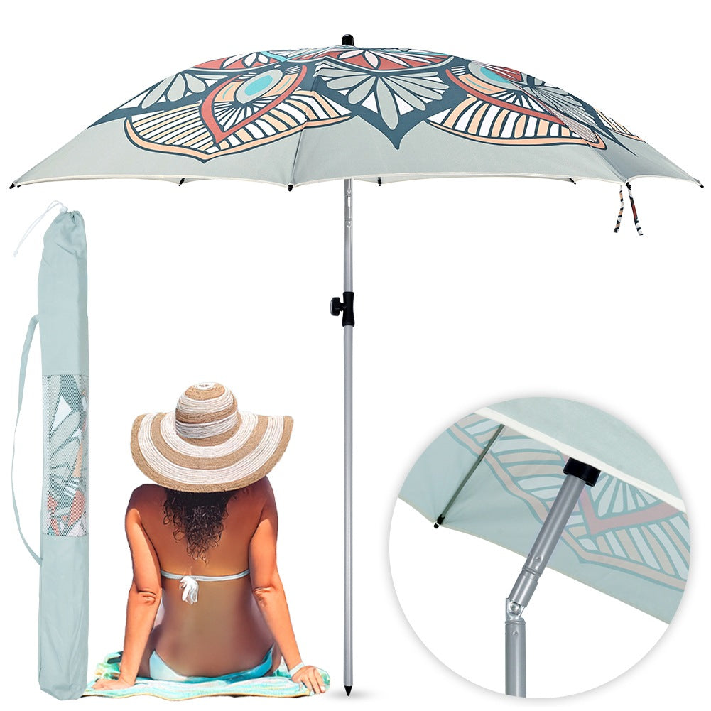 Adjustable garden beach umbrella 180 cm