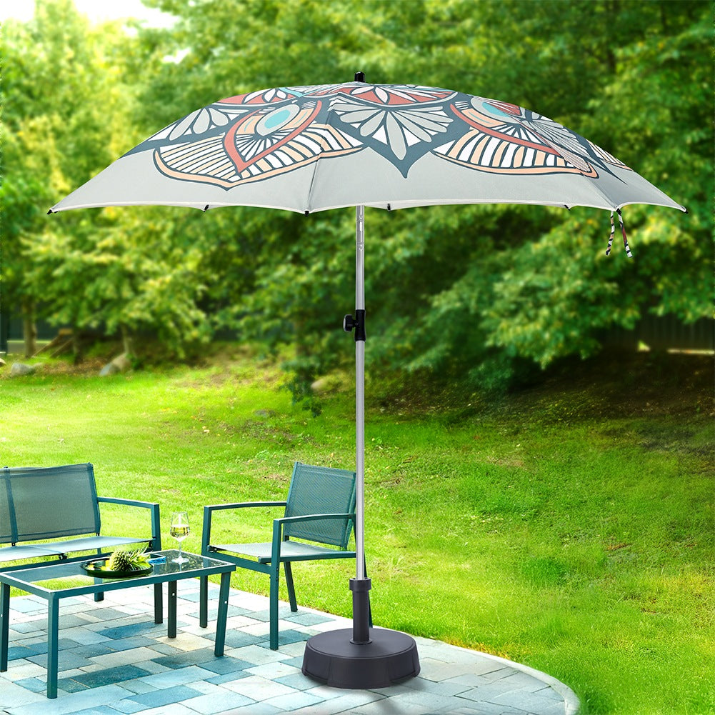 Adjustable garden beach umbrella 180 cm