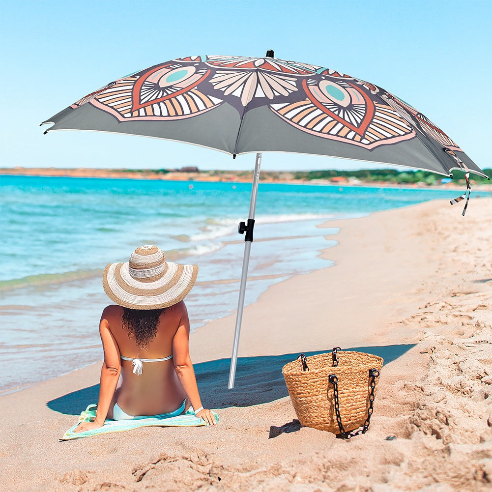 Adjustable garden beach umbrella 180 cm