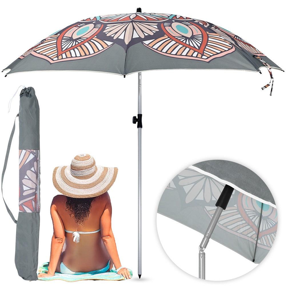 Adjustable garden beach umbrella 180 cm