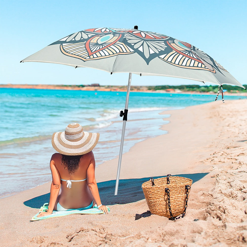 Adjustable garden beach umbrella 180 cm