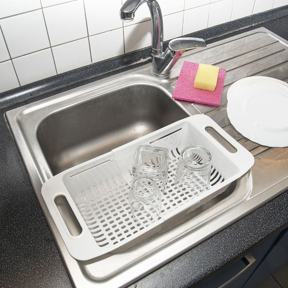 Adjustable kitchen sink strainer - Perfect for vegetables and pasta