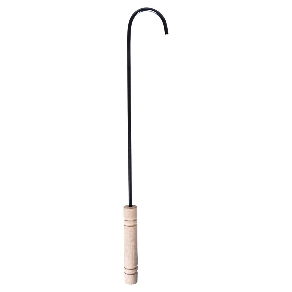 Adjustable metal fireplace with hanging grill grate for the garden