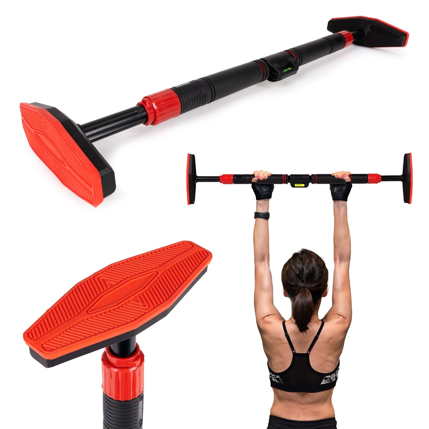 Adjustable pull-up bar