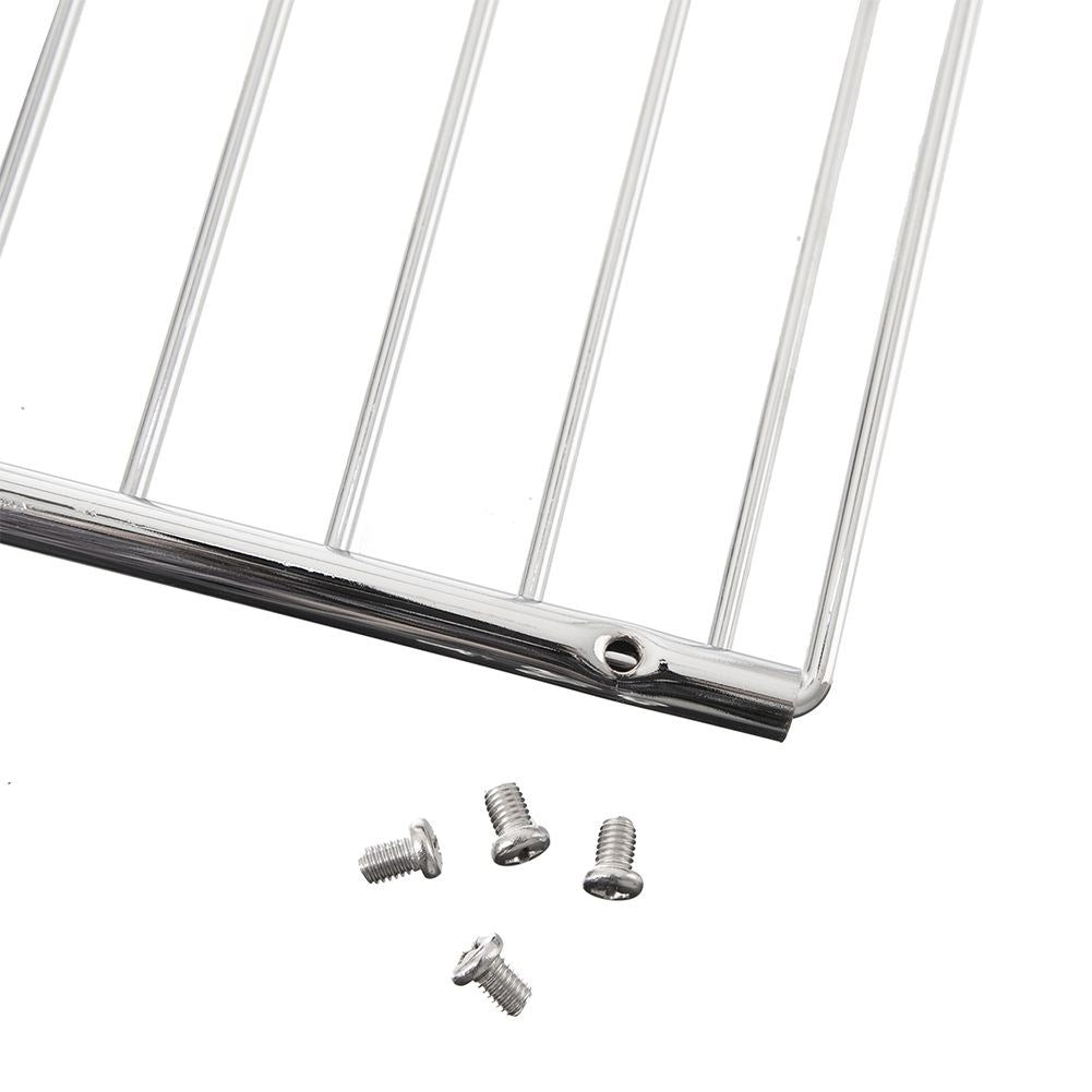 Adjustable rectangular baking tray stand for cooling and baking