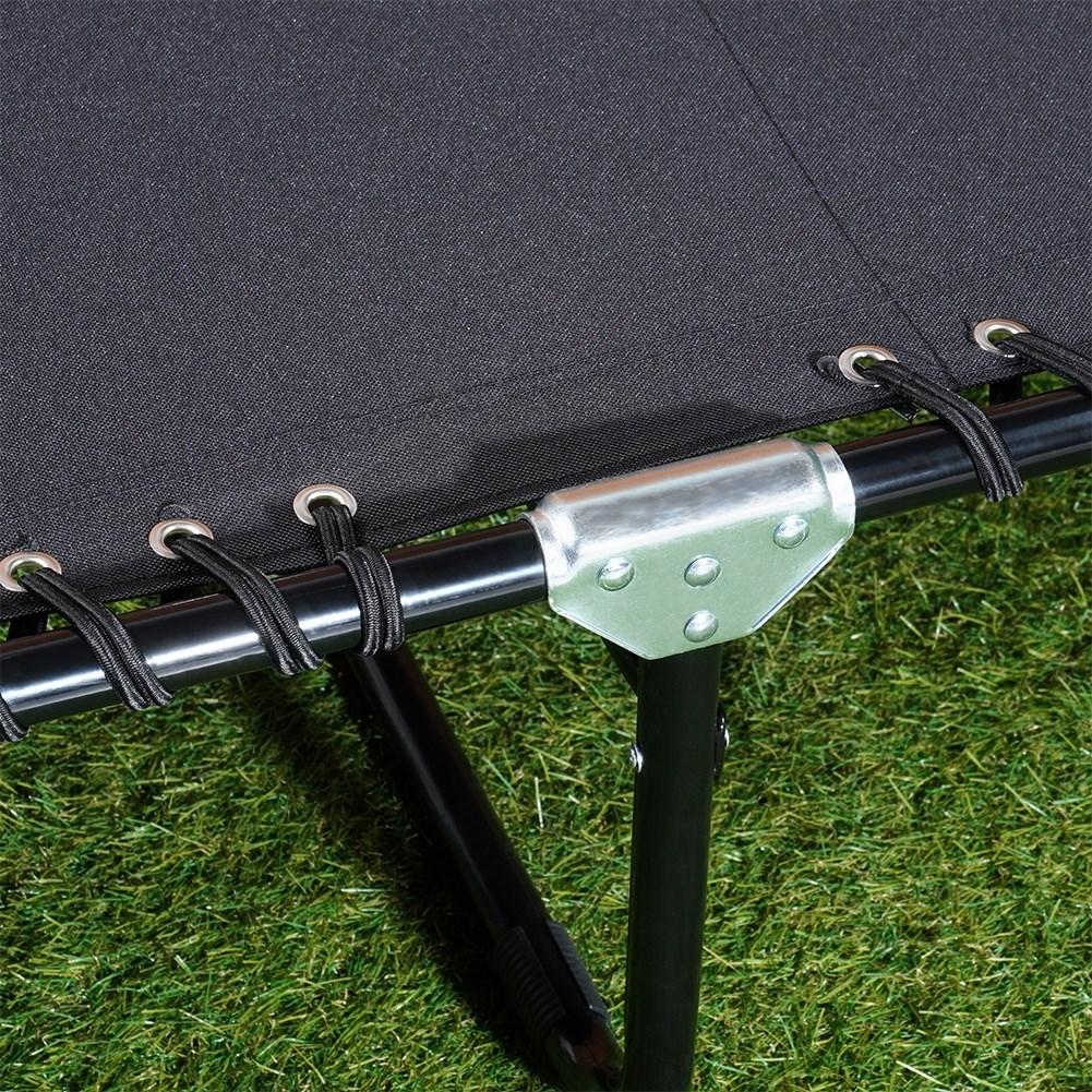 Adjustable sun lounger for garden, terrace and beach
