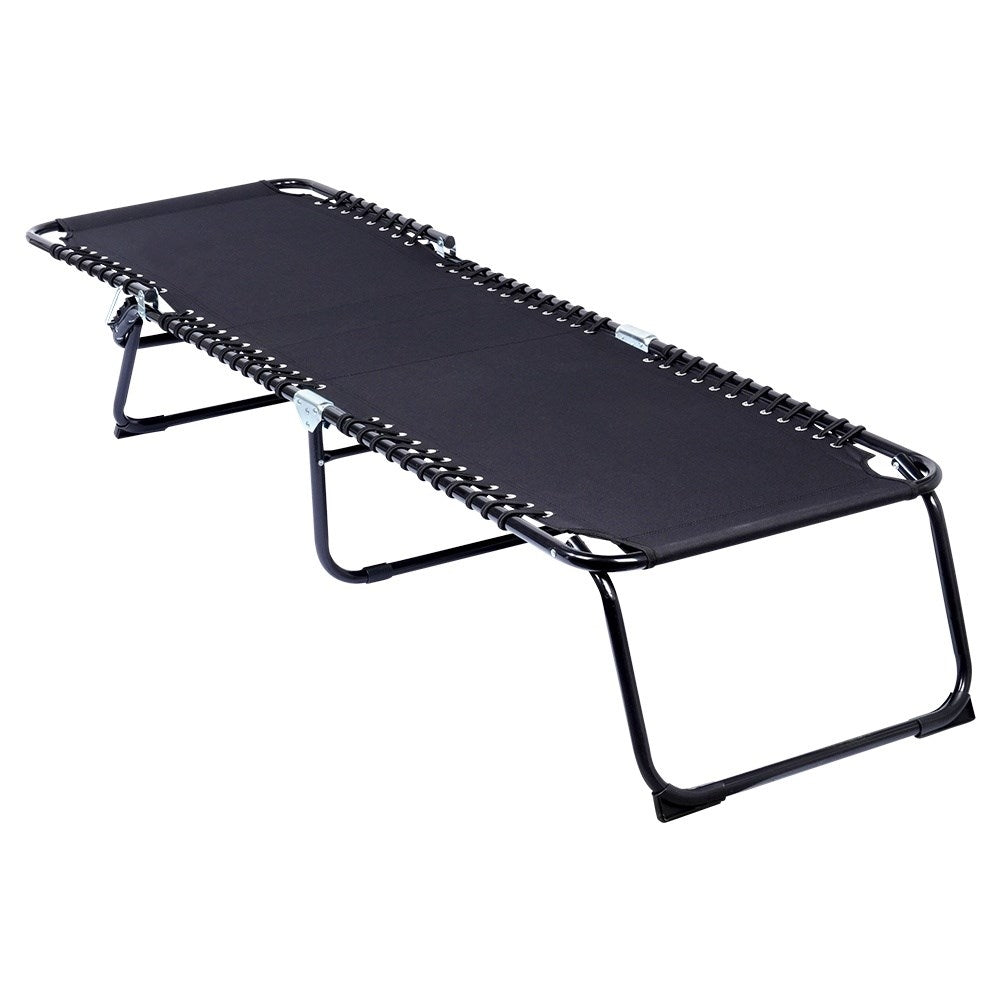 Adjustable sun lounger for garden, terrace and beach