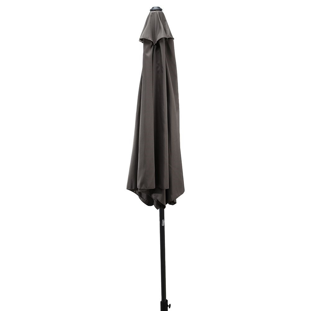 Adjustable, weatherproof parasol for outdoor use