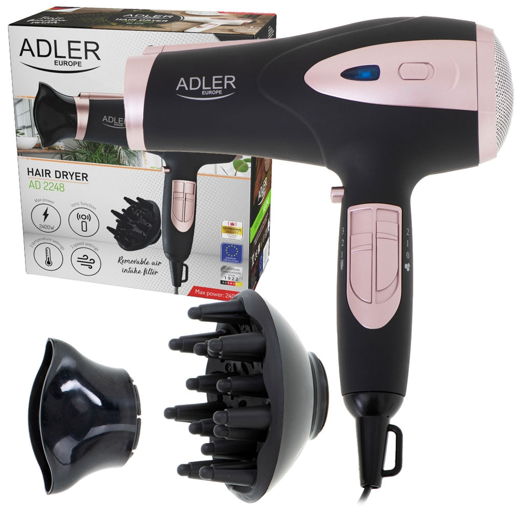 Adler AD 2248b Dryer 2200W ION + diffuser