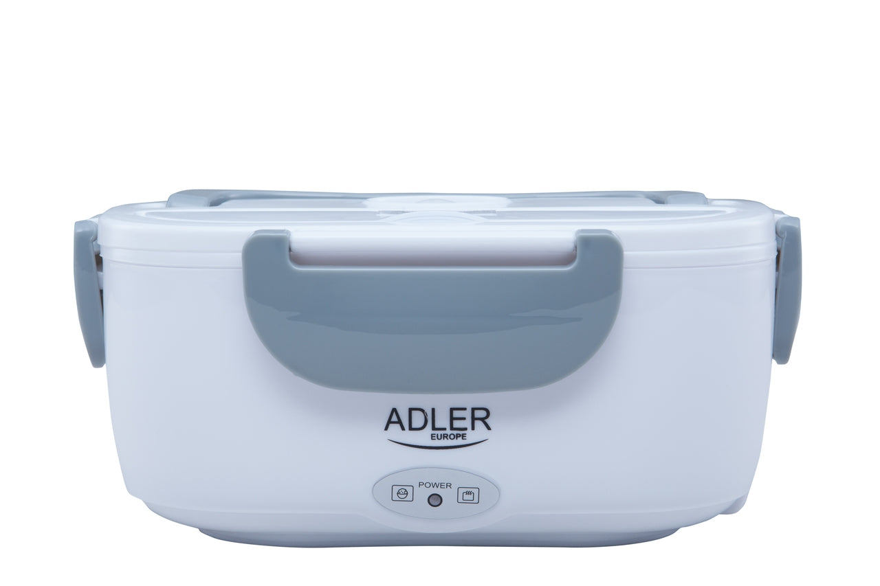 Adler AD 4474 grey Heated food container lunch box set container separator spoon 1.1 L
