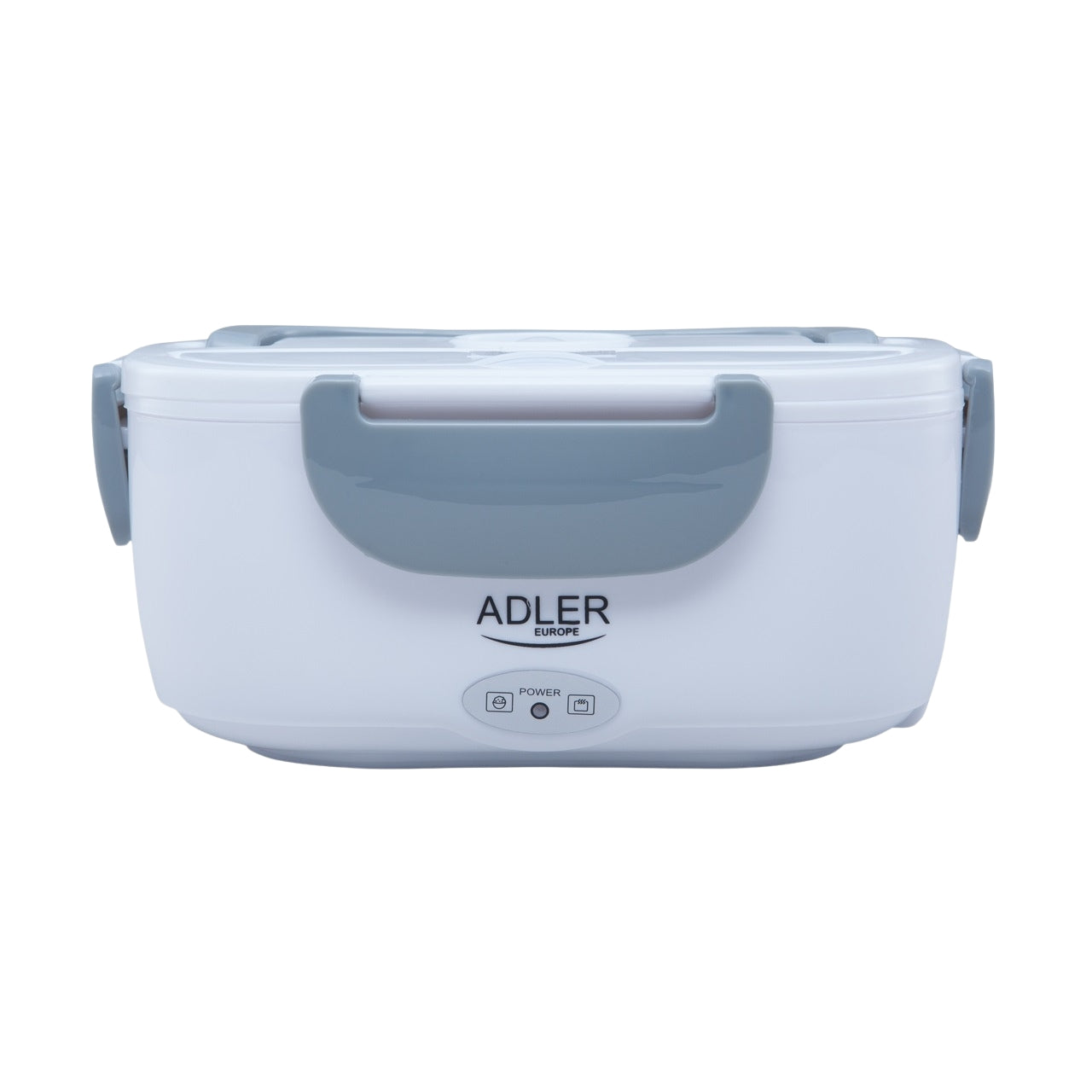 Adler AD 4474 grey Heated food container lunch box set container separator spoon 1.1 L