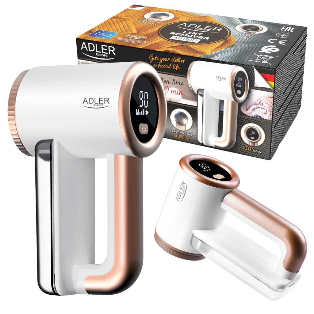 Adler AD 9617 Sweater fabric shaver LCD USB 2000mAh 5W