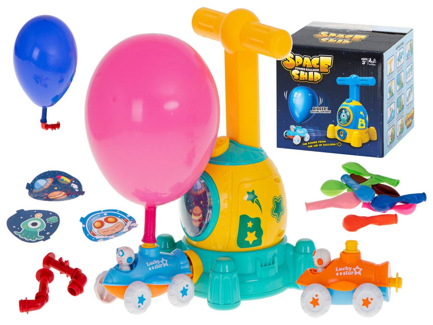 Aerodynamic car balloon launcher capsule