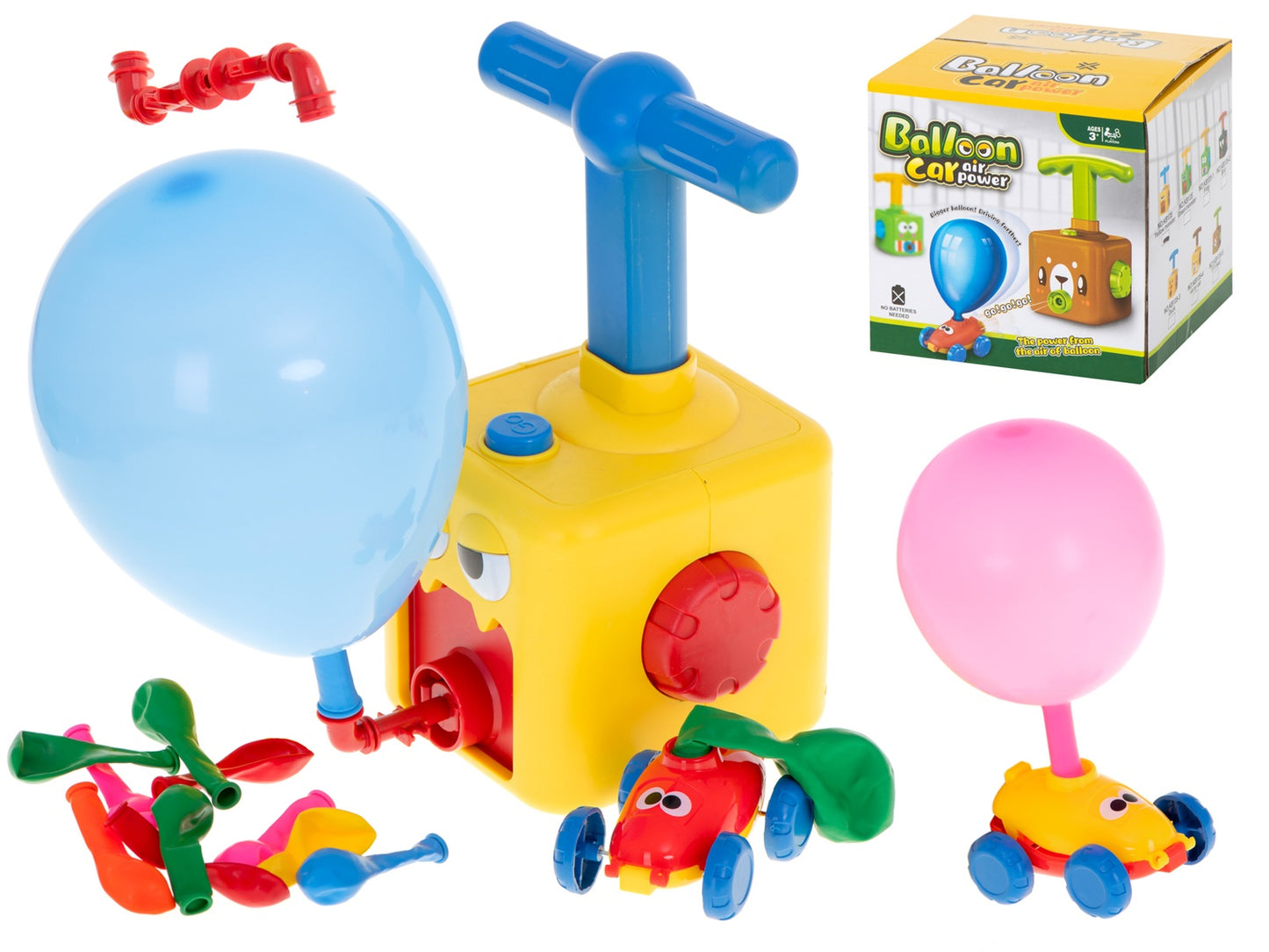 Aerodynamic car monster balloon launcher