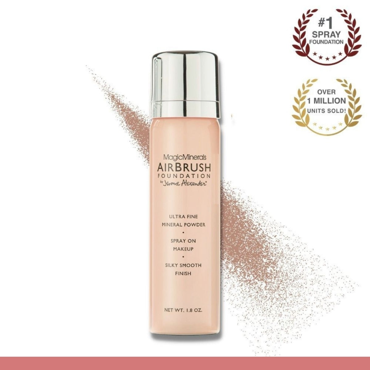 AirBrush Foundation 1pcs - Warm/Medium