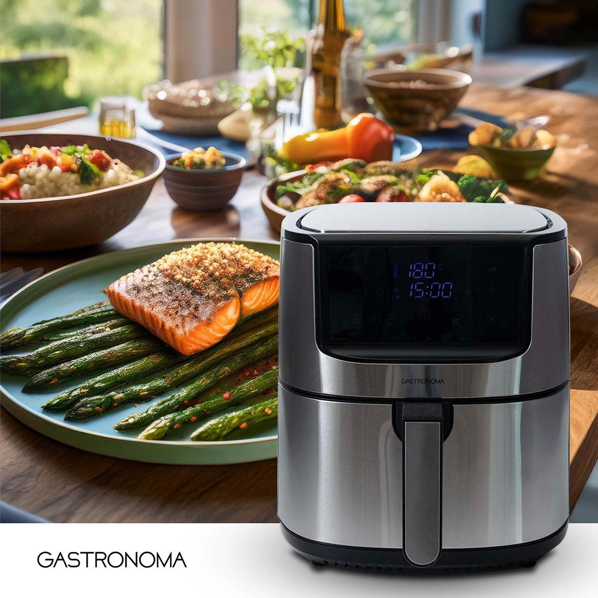 Air Fryer 8L with Ceramic Coated Basket