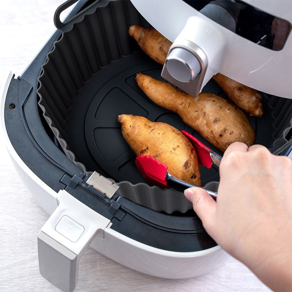Air Fryer Fat-Free Silicone Insert, Gray, 20 cm