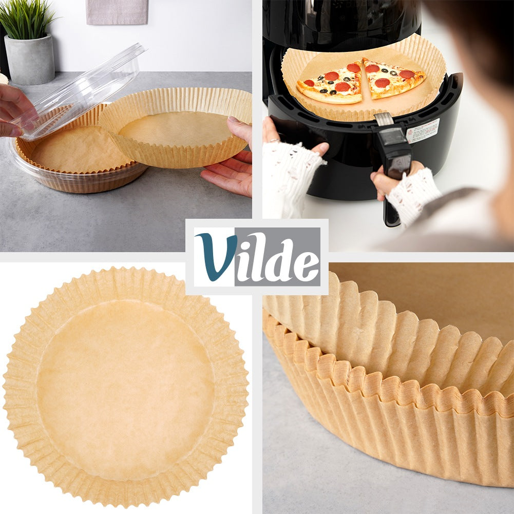 Air Fryer Paper Liners, Round, 19 cm, 100 Pack