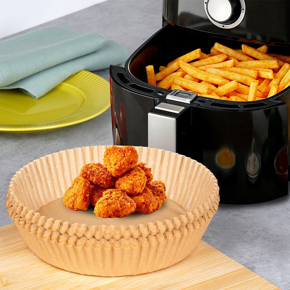 Air Fryer Paper Liners, Round, 19 cm, 100 Pack