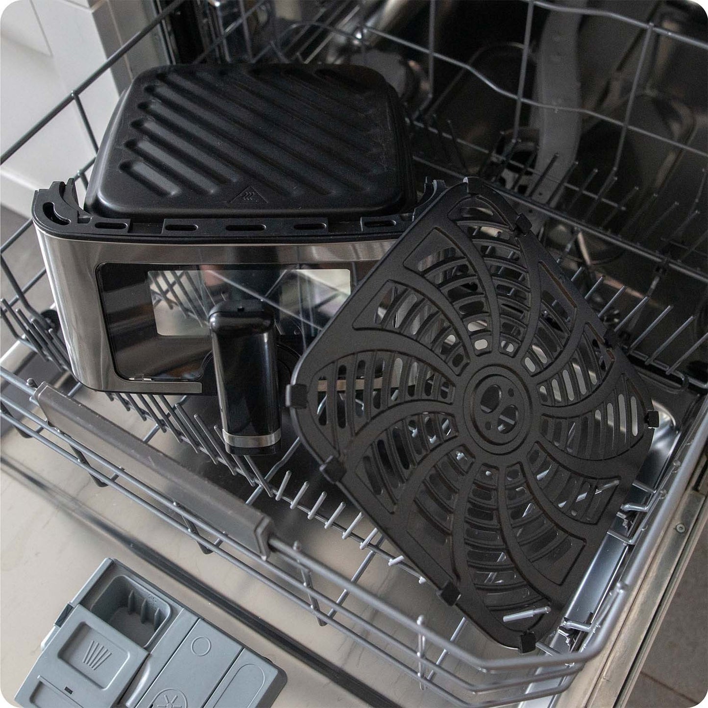 Air Fryer Rack, Non-Stick Stainless Steel, 24x22.5 cm