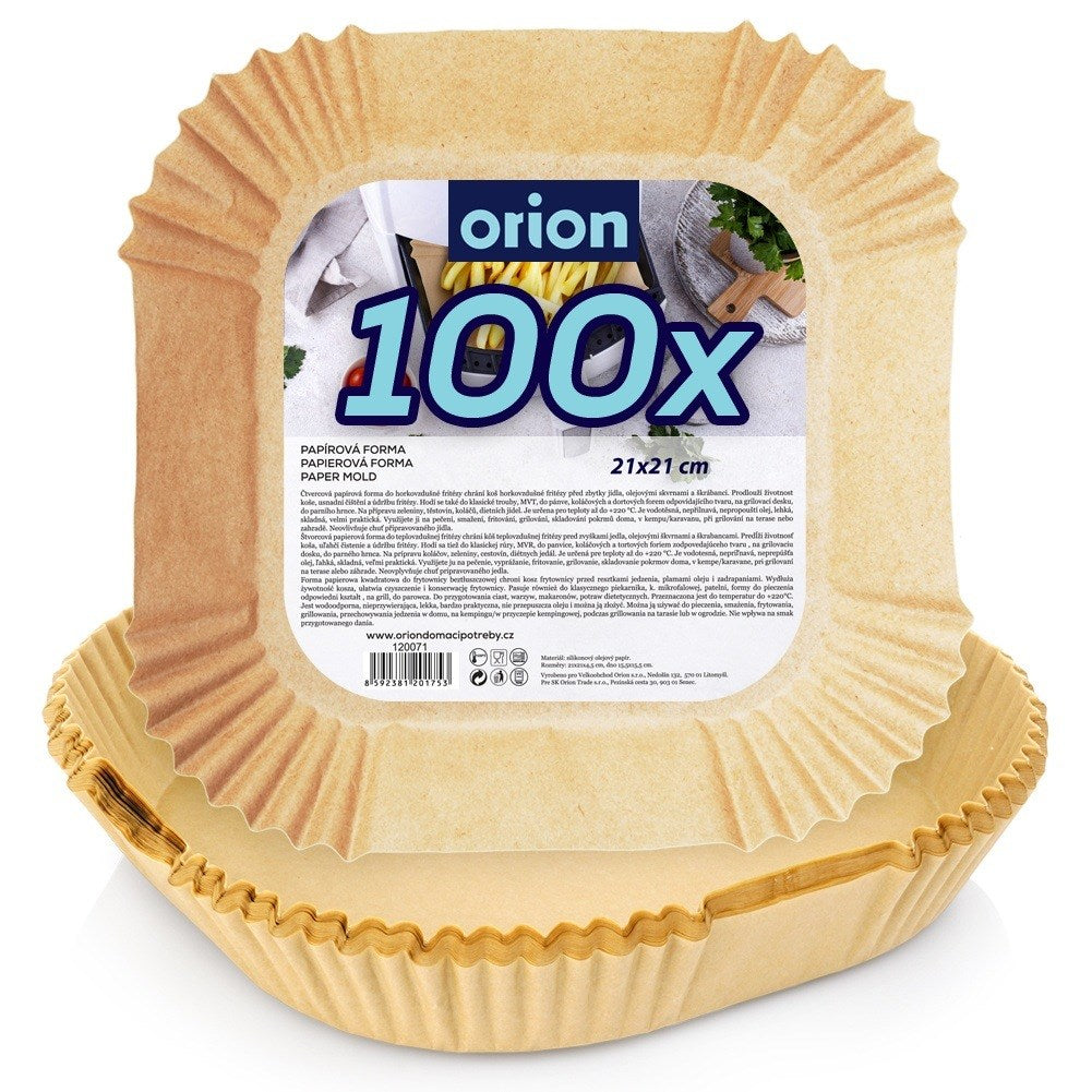 Air Fryer fat-free paper insert 21x21 cm 100 pcs.