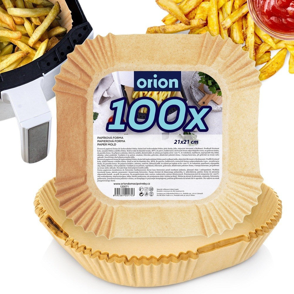 Air Fryer fat-free paper insert 21x21 cm 100 pcs.